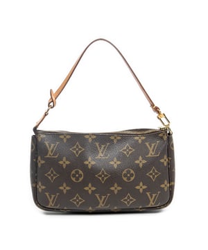 Louis Vuitton Tassen Accessory Pouch  Handtas in de Bruin Gecoat canvas in de Gouden Messing  hardware. Het product is in In Uitstekende Staat (A).
  Afmetingen: 21x13x3 cm 
  Inclusief accessoires: None
      Conditie Notes: slightly worn strap; slightly tarnished zipper hardware
  BrandCo Paris vindt zeldzame artikelen in de beste staat voor ongelooflijke prijzen. Het is de moeite waard om geduldig te zijn! Koop met vertrouwen: alle artikelen van BrandCo Paris worden zorgvuldig geselecteerd en geverifieerd door ons team van experts.

  Alle artikelen worden geleverd met een certificaat van echtheid en verpakt door BrandCo Paris.

  Classificatietabel voor de conditie van het artikel:

  N (als nieuw)
  AA (perfecte staat)
  A (uitstekende staat)
  AB (zeer goede staat)
  B (goede/redelijke staat)