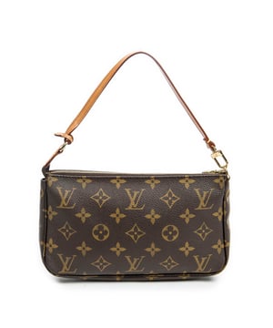 Louis Vuitton Tassen Accessory Pouch  Handtas in de Bruin Gecoat canvas in de Gouden Messing  hardware. Het product is in In Uitstekende Staat (A).
  Afmetingen: 21x13x3 cm 
  Inclusief accessoires: None
      Conditie Notes: slight dark and creases on strap
  BrandCo Paris vindt zeldzame artikelen in de beste staat voor ongelooflijke prijzen. Het is de moeite waard om geduldig te zijn! Koop met vertrouwen: alle artikelen van BrandCo Paris worden zorgvuldig geselecteerd en geverifieerd door ons team van experts.

  Alle artikelen worden geleverd met een certificaat van echtheid en verpakt door BrandCo Paris.

  Classificatietabel voor de conditie van het artikel:

  N (als nieuw)
  AA (perfecte staat)
  A (uitstekende staat)
  AB (zeer goede staat)
  B (goede/redelijke staat)