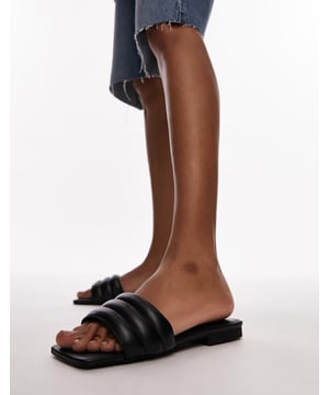 Shoes by Topshop Welcome to the next phase of Topshop Slip-on style Padded strap Open toe Flat soleSold By: Asos