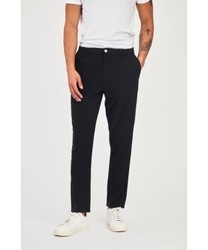 Great for adding to your wardrobe basics, these straight-leg trousers from Nines feature a classic metal button for a polished finish. Timeless and versatile, they offer a comfortable fit and can easily be dressed up or down for any occasion. A must-have staple for every wardrobe.
