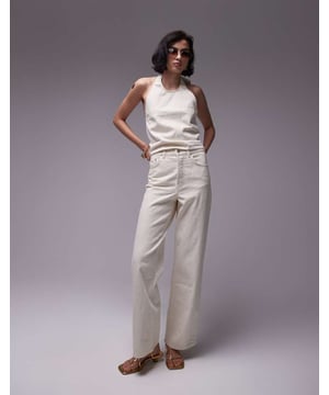 Jeans by Topshop This is Topshop Straight fit Belt loops Five pocketsSold By: Asos