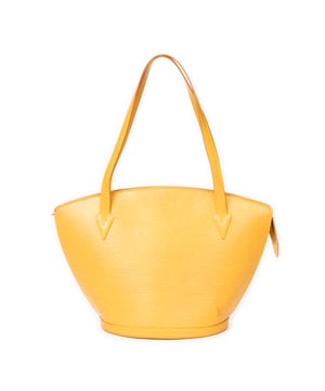 Louis Vuitton Bolsas St-Jacques Shopping GM Bolso bandolera en Amarillo Piel de becerro y Latón dorado hardware. El producto está en en Excelentes Condiciones (A).
  Dimensiones: 26x30x17 cm 
  Accesorios incluidos: None
    
  BrandCo Paris encuentra artículos raros y en las mejores condiciones a precios increíbles. ¡Vale la pena tener paciencia! Compra con confianza: todos los artículos de BrandCo Paris son seleccionados y autenticados cuidadosamente por nuestro equipo de expertos.
  Todos los artículos vienen con un certificado de autenticidad y un embalaje entregado por BrandCo Paris.
  Tabla de clasificación de la condición del artículo
  N (como nuevo)
  AA (perfecto estado)
  A (excelente estado)
  AB (muy buen estado)
  B (bueno/regular)
