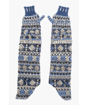 VROUWENDAG, Lente-Zomer, Multicolor, Wit, Lichtblauw, Blauw, VALENTIJN, Totale lengte: 75 cm