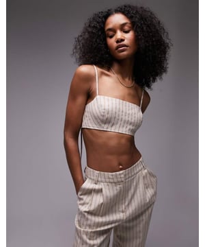 Tops by Topshop Welcome to the next phase of Topshop Square neck Adjustable straps Zip-back fastening Regular fitSold By: Asos