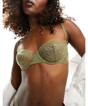 Lingerie & Nightwear by Calvin Klein Non-padded cups Underwire support Adjustable straps Hook-and-eye fasteningSold By: Asos