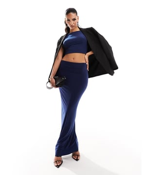 Skirts by Kaiia Part of a co-ord set Top sold separately Plain design High rise Elasticated waist Bodycon fitSold By: Asos