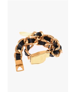 DÍA DE LA MUJER, Primavera-Verano, Negro, Logotipo, Metal, Piel, Hecho en Italia, SAN VALENTÍN