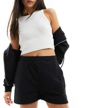 Shorts by The Couture Club Part of a co-ord set Hoodie sold separately Plain design Elasticated waistband Side pockets Regular fitSold By: Asos