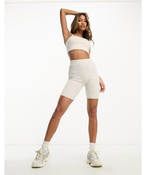 Shorts by Nicce Take the short cut High rise Elasticated waistband Logo print Bodycon fitSold By: Asos