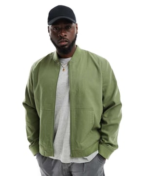 Jackets & Coats by ASOS DESIGN Throw on, go out Baseball collar Zip fastening Side pockets Regular fitSold By: Asos
