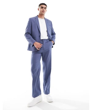 Trousers & Chinos by ASOS DESIGN Pin-dot design Regular rise Belt loops Functional pockets Straight fitSold By: Asos