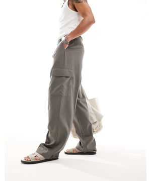 Trousers & Chinos by ASOS DESIGN These are going to be *well loved* Regular rise Belt loops Functional pockets Wide legSold By: Asos