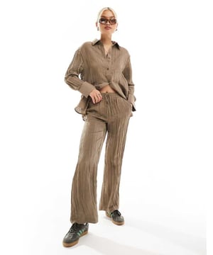 Trousers & Leggings by ONLY Part of a co-ord set Shirt sold separately Regular rise Drawstring waistband Side pockets Relaxed fitSold By: Asos