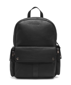 Real leather rucksack from Bolongaro Trevor, with exterior pocketing and spacious interior. Complete with top handle and adjustable straps, this bag is suitable for any occasion.
Dimensions 11cm x 36cm x 39cm.