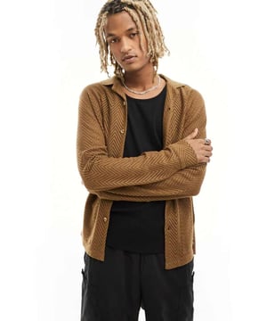 Shirts by ASOS DESIGN Do the smart thing Revere collar Button placket Long sleevesSold By: Asos