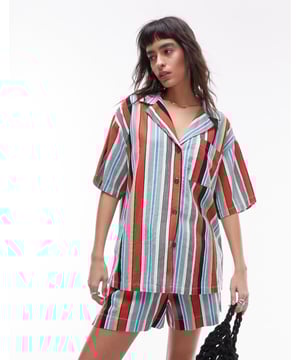 Trousers & Leggings by Topshop Welcome to the next phase of Topshop Shorts sold separately Revere collar Button placket Chest pocket Relaxed fitSold By: Asos