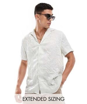 Shirts by ASOS DESIGN Basics: the timeless trend Revere collar Button placket Short sleeves Relaxed fitSold By: Asos
