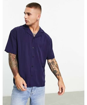 Shirts by Dr Denim Basket-worthy find Revere collar Button placket Drop shoulders Relaxed fitSold By: Asos