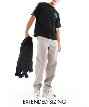 Trousers & Chinos by ASOS DESIGN Down-low looks Regular rise Elasticated waistband Functional pockets Relaxed fitSold By: Asos