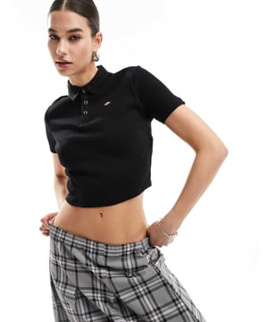Tops by Dickies Your new go-to Polo collar Partial button placket Short sleeves Regular fitSold By: Asos