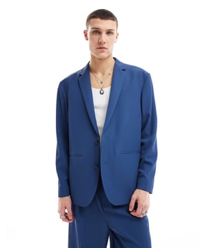 Suits by ASOS DESIGN Suits you Notch lapels Single-breasted style Two-button fastening Pocket details Regular fitSold By: Asos