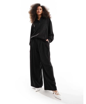 Trousers & Leggings by ASOS DESIGN These are going to be *well loved* High rise Concealed fly Side pockets Wide legSold By: Asos
