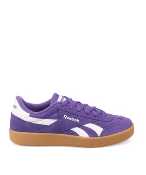 Mens Reebok Smash Edge Trainers in purple.- Lightweight synthetic upper.- Lace up fastening.- Reebok branding.- T-toe.- Textile lining.- Rubber sole.- Ref: 100216160