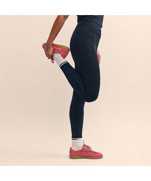 Women's Nobodys Child Athleisure Leggings. Level up your activewear. These super soft black leggings are all about comfort. Don’t miss the statement stitching and flattering panel detailing.- Complete the set with the matching tank top.- Designed for a close cut.- If in between sizes, we suggest sizing down. Material: 75% Polyester (Recycled), 25% Elastane. Ref: B241533BLK.