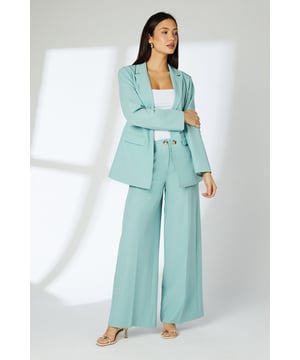 Wide leg design creates a flattering silhouette with maximum comfort
        Practical side pockets add functionality to these sophisticated trousers
        High-rise waistband offers a smooth, streamlined fit
        Woven fabric with slight stretch ensures all-day comfort
        Versatile design transitions effortlessly from office to evening
    
    These Principles wide leg trousers combine timeless style with modern practicality. The generous cut through the leg creates an elegant drape that flatters all body types, while the clean lines maintain a polished appearance. Style them as shown with a relaxed button-up shirt for casual gatherings, or pair with a fitted blouse and blazer for more formal settings. The side pockets add a practical touch without compromising the sleek silhouette. Perfect for family gatherings when paired with flat sandals and minimal jewellery, or dress them up with block heels and statement earrings for dinner dates. The slight stretch in the fabric ensures these trousers remain comfortable throughout the day while maintaining their shape. A wardrobe essential that offers endless styling possibilities for the modern British woman who values both comfort and sophistication.