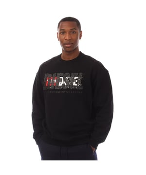 Mens Diesel S-Nable-M Sweatshirt in black.- Ribbed crewneck.- Ribbed cuffs and hem.- Large logo across chest.- Regular fit.- 100% Cotton.- Ref: A117780IAJH9XX