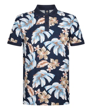 All-over print Heavy Slub polo met openstaande kraag en knoopsluiting. De polo heeft een botanische print. Gemaakt van 100% organisch katoen. Verkrijgbaar in verschillende kleuren. Twijfel je tussen twee maten? Kies dan de grootste maat. Polo met korte mouwenBotanische all-over printOpenstaande kraagKnoopsluiting100% organisch katoen