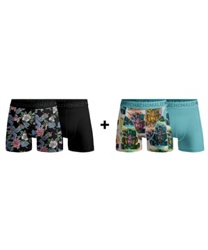 De Boxershorts/Onderbroeken van Muchachomalo zitten als gegoten en zijn gemaakt van hoogwaardig katoen. Een zachte elastische logotailleband van microvezelstof zorgt voor extra comfort. De Boxershorts hebben een normale fit, wassen op 30 graden, niet in de droger.