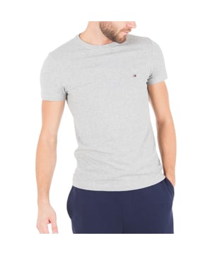 A classic tee crafted from pure cotton, this style sports a crew neckline, short sleeves and Tommy Hilfiger's iconic flag logo embroidered to the chest.

Tommy Hilfiger Essential Mens Basic T-Shirt
Style Name: 78JA560
Made in India
100% Cotton
Crew neck
Short Sleeve
Embroidered flag logo at the chest
Slim fit
Summer Tees
Logo with Details Print on front
Machine Wash (Please see the washing Instruction)
S - XL
