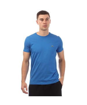 Men's Crew Neck Pima Cotton Jersey T-shirt Pima Cotton jersey Crew neck Regular fit Transfer branding on neckband lining Embroidered Green Crocodile branding on chest