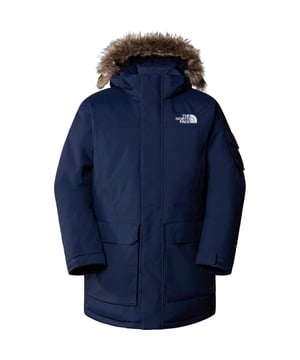 The classic McMurdo Parka takes its name from a research station in Antarctica, highlighting its toughness against winter weather. Drawing design cues from our mountain jackets, it’s designed to keep you warm with high-quality down fill and features a removable faux fur trim on the hood. Plus, it offers multiple practical pockets, making it convenient for carrying small essentials during your daily commute or city adventures.