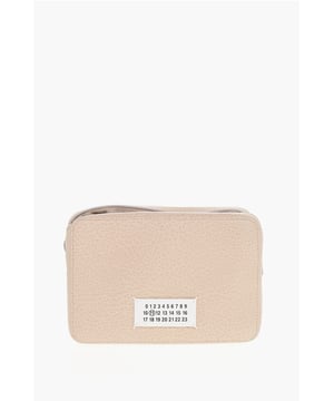 Frühling-Sommer, Rosa, Reißverschluss, Innentasche, Verstellbarer Schultergurt, Abnehmbarer Schultergurt, Umhängetasche, Made in Italy, Strukturiertes Leder, LxHxB: 20x23x7cm