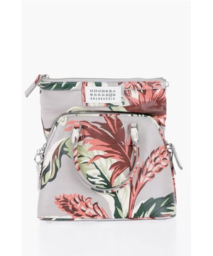 Fiebre de las flores, Primavera-Verano, Estampado, Verde, Hecho en Italia, Bolso, Bolso de hombro, Estampado, SAN VALENTÍN, LxAlxAn: 26x27x13cm