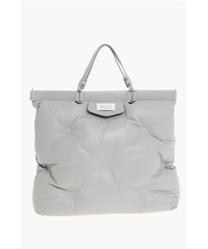 Gris, Bolsillo interior, Bandolera extraíble, Bolso de mano, Hecho en Italia, Casual, Primavera-Verano, Bandolera ajustable, LxAlxAn: 41x36x20cm
