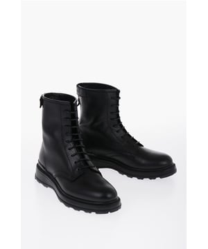 VROUWENDAG, Herfst-Winter, Zwart, Ritssluiting, Logo, Vetersluiting, Gestructureerd leer, Rubberen zool, Gemaakt in Italië, REGENACHTIGE DAGEN, HALLO-WEEK, KERSTCADEAU, ITA 39,5 VS 8