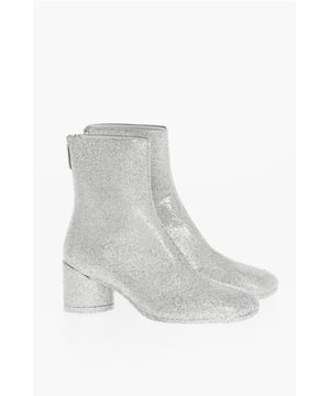 Lente-Zomer, WOMEN'S DAY, Zilver, Ritssluiting, Glitter, Logo, Gemaakt in Italië, Vierkante neus, Leren zool, NIGHT IS YOUNG, GLANZEND, Het volledige oppervlak van dit model is volledig bedekt met een glitterbehandeling + transparante gietvorm, een handmatige en ambachtelijke behandeling. Druppels transparant rubbermateriaal zijn geconcentreerd op verschillende punten van de schoen, met name op de zool. Omdat het een handgemaakt proces is, is het niet mogelijk om dit effect te vermijden of uniformiteit te bereiken. Eventuele verschillen tussen paren en halo's op de voering moeten als normaal worden beschouwd en vormen een garantie voor de ambachtelijke kwaliteit van het product. De gebruikte producten zijn absoluut giftig en het is raadzaam om ze met zorg te dragen en te vermijden om ze te reinigen met schurende chemische middelen. Hak: 6 cm
