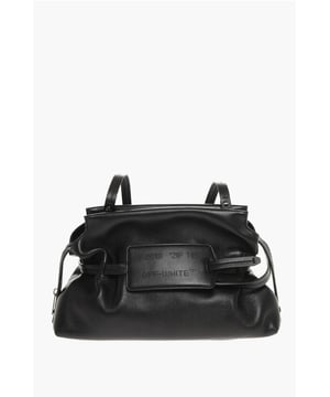 DÍA DE LA MUJER, Primavera-Verano, Negro, Logotipo, Piel, Color liso, Cierre de cremallera, Interior forrado, Bandolera extraíble, Bolso de mano, Bolso de hombro, Hecho en Italia, Clutch, SAN VALENTÍN, LxAxP: 33x20x13cm