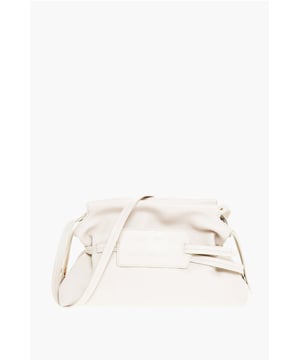 DÍA DE LA MUJER, SAN VALENTÍN, Primavera-Verano, Blanco, Logotipo, Piel, Color liso, Cierre de cremallera, Interior forrado, Bandolera extraíble, Bolso de mano, Bolso de hombro, Hecho en Italia, Clutch, LxAxP: 33x20x13cm
