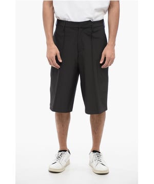 Primavera-Verano, Negro, Multibolsillos, Trabillas para cinturón, Cierre de cremallera, Cierre frontal, Botones, Parte delantera plana, Talle normal
