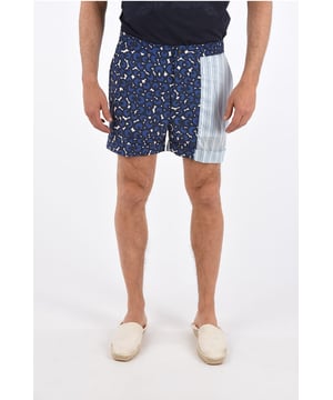 Primavera-Verano, Azul, Estampado, Botones, Mundo Estampado, Box Fit
