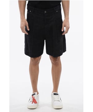 Frühling-Sommer, Normale Taille, Made in Italy, Blau, Gürtelschlaufen, Logo, Stickerei
