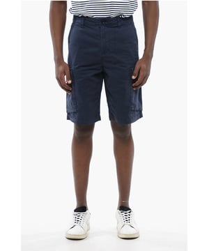 Frühling-Sommer, Blau, Viele Taschen, Gürtelschlaufen