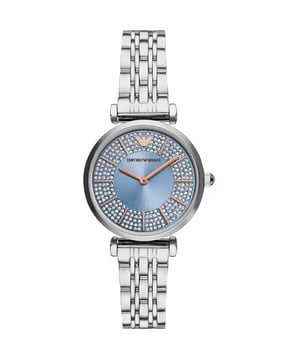 Emporio Armani AR11594 - Reloj para mujer cuarzo acero inoxidable• material: acero inoxidable• cristal: minèral• pulsera: acero inoxidable• correa: gris• resistencia al agua: 0 m (0 ATM)• tamaño de la caja: 32 mm