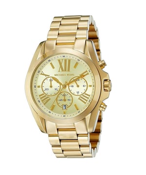 Michael Kors Dameshorloge Kwarts Goud• Materiaal kastdeksel: Roestvrij staal• Soort glas: Mineraal• Materiaal Band: Roestvrij Staal• Kleur kast: Goud• Waterdichtheid: 100 m (10 ATM)• Diameter: 40 mm