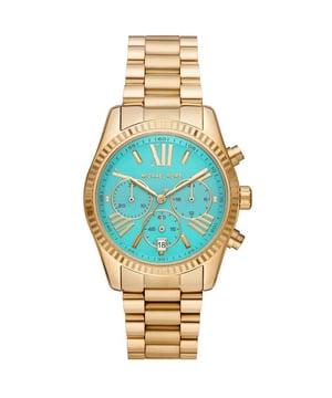 Michael Kors Dameshorloge Kwarts Goud• Materiaal kastdeksel: Roestvrij staal• Soort glas: Mineraal• Materiaal Band: Roestvrij Staal• Kleur kast: Goud• Waterdichtheid: 50 m (5 ATM)• Diameter: 38 mm