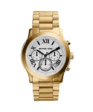 Michael Kors Dameshorloge Kwarts Goud• Materiaal kastdeksel: Roestvrij staal• Soort glas: Mineraal• Materiaal Band: Roestvrij Staal• Kleur kast: Goud• Waterdichtheid: 100 m (10 ATM)• Diameter: 40 mm
